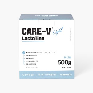 [케어브이라이트] 락토틴 500g 30억 유산균 영양제 사료 - 하이독