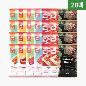 [하이독] 월간배송 버라이어티 7종 28팩 (4주 1일 1팩) - 하이독