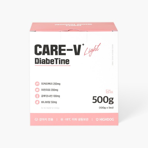 [케어브이라이트] 다베틴 500g 당뇨 다이어트 영양제 사료 - 하이독